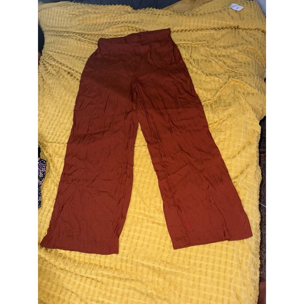 Women’s Rachel Roy Linen Pants Flare Leg Size Medium